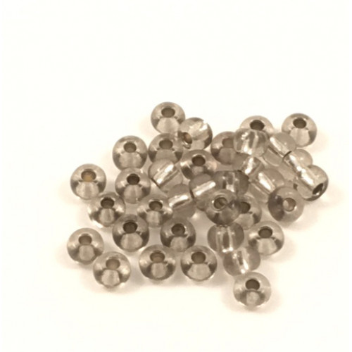 SEED BEAD NO. 6 SILVERLINED LIGHT GREY